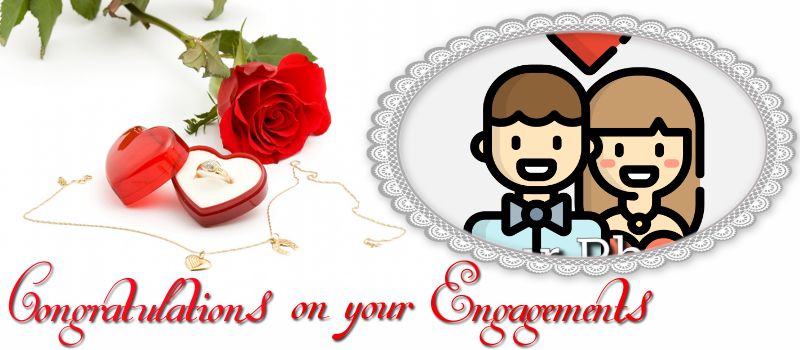 Happy Engagement - Diamond Ring with Red Roses Coffee Mug