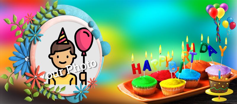 Happy Birthday - Rainbow Cupcakes Coffee Mug