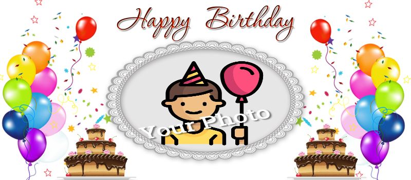 Happy Birthday - Balloons with Cake Coffee Mug