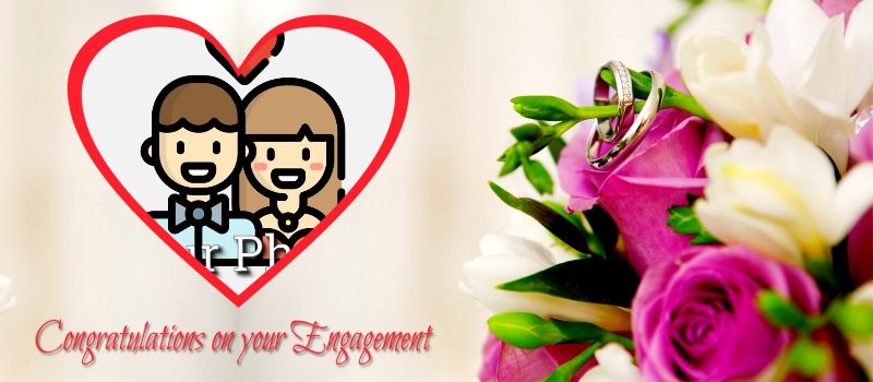 Happy Engagement - Diamond Ring With Rose Coffee Mug