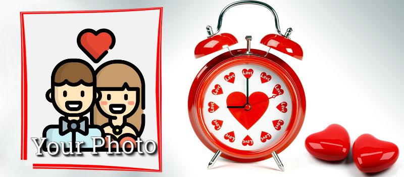 Love Clock - Valentines Day Coffee Mug