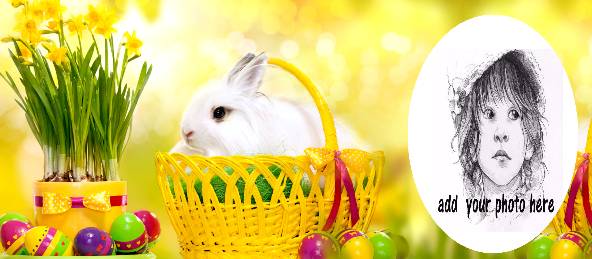 Happy Easter - Rabbit in Bucket Coffee Mug
